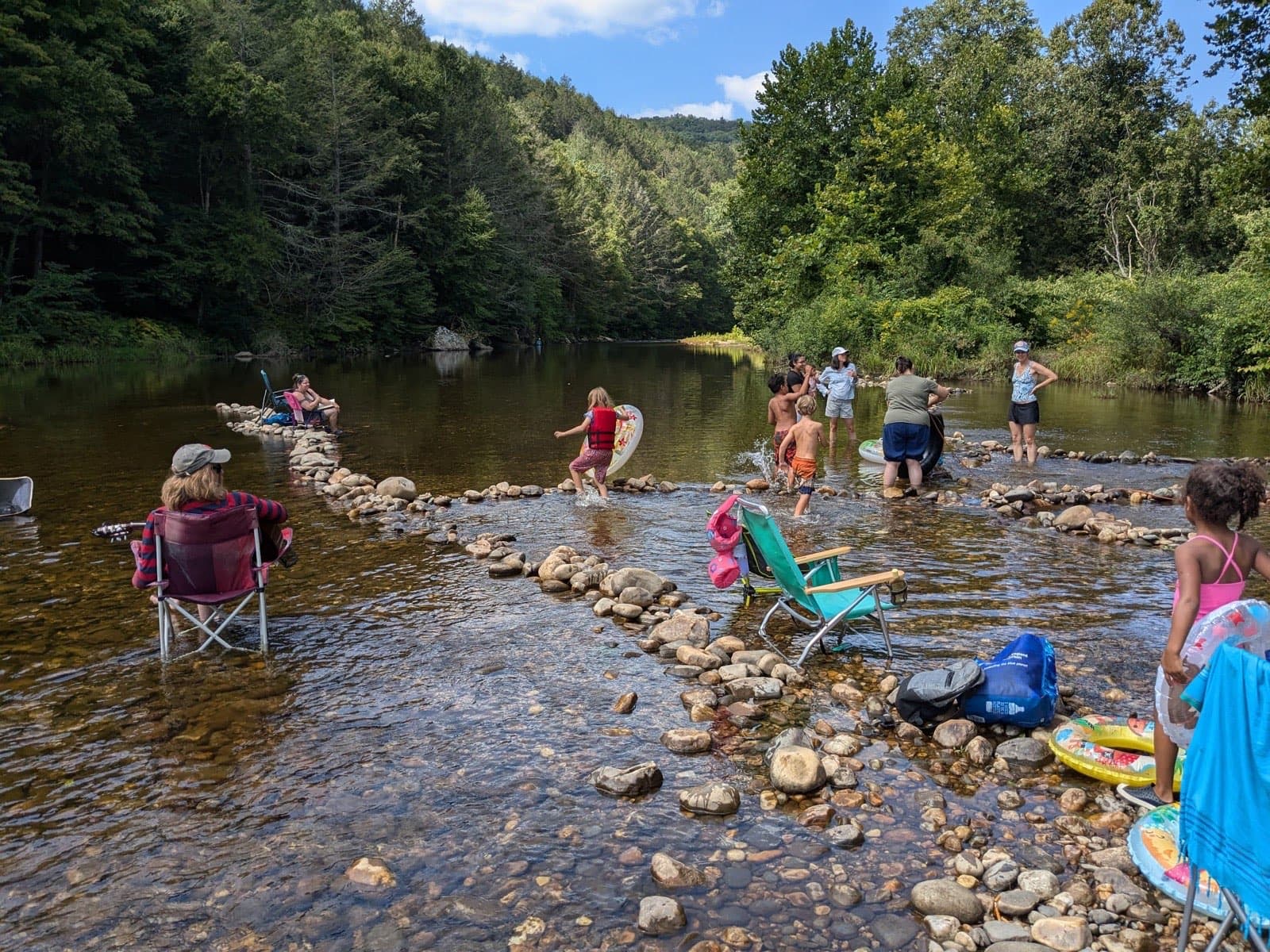 Engineering the swimming hole